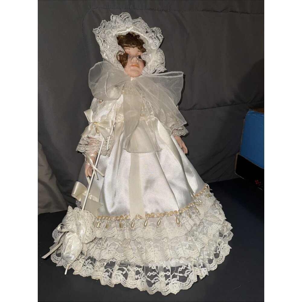 Brinns Porcelain Doll Sheppard 1986 Collectible Edition SOLE Hand WEAR YELLOWING